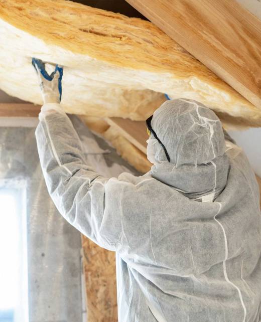 shutterstock_1697310820_portrait Installing roof insulation